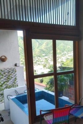 Cabaña con jacuzzi en Cabañas Annapurna
